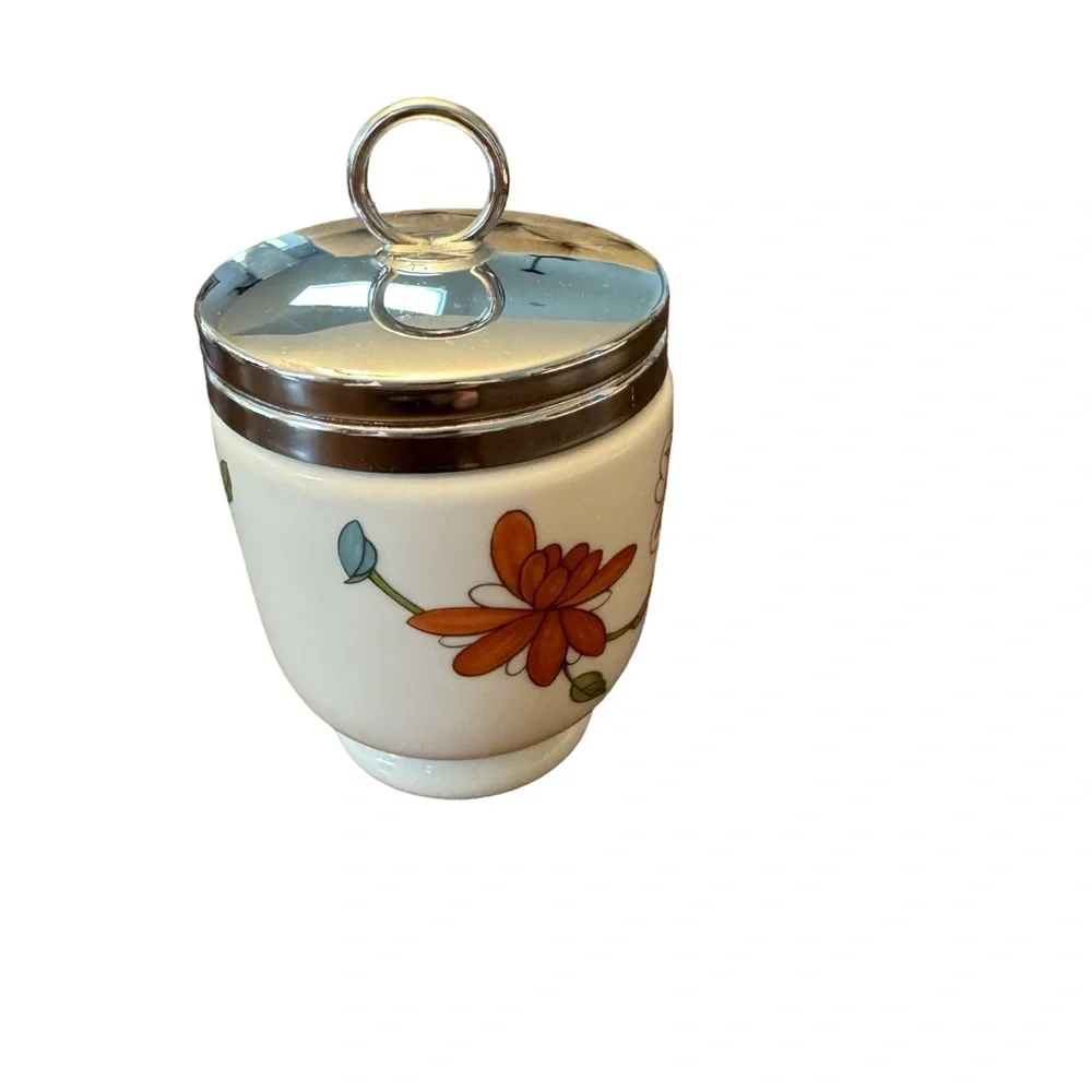 Royal Worcester Atsley King Size Egg Coddler Porcelain